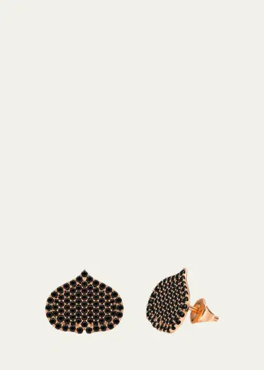 KAMAL Eye Adore Black Diamond Stud Earrings | Thumbnail 2