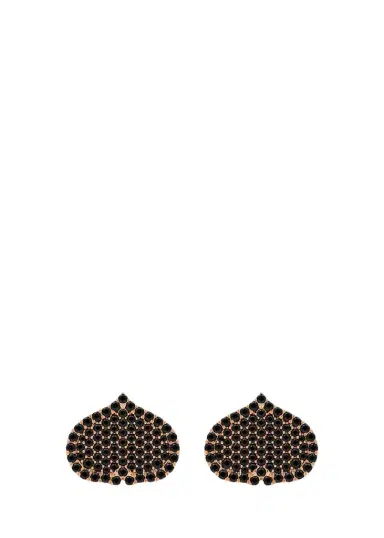 KAMAL Eye Adore Black Diamond Stud Earrings | Thumbnail 1