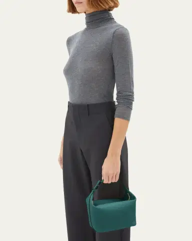 Valextra Mochi Calfskin Leather Pouch Bag | Thumbnail 5