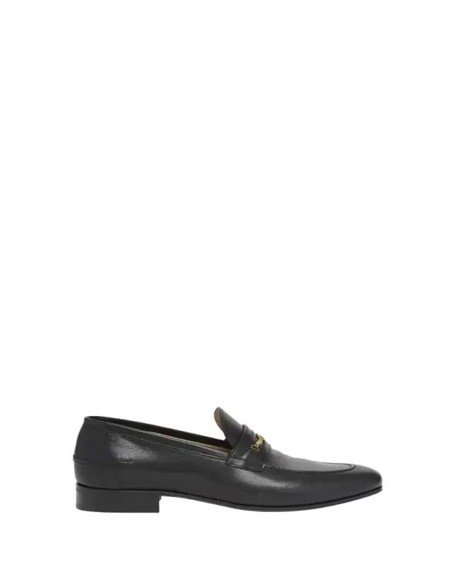 Valentino Garavani Men's Leather VLogo Chain Bit Loafers
