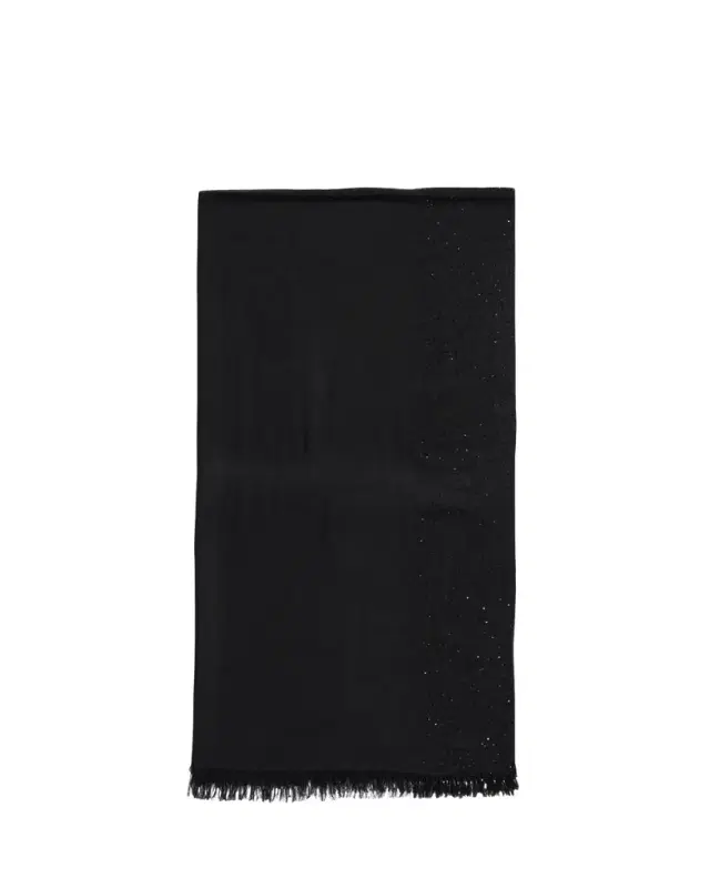 Faliero Sarti New Dalila Colorblock Sequined Wool Silk Scarf
