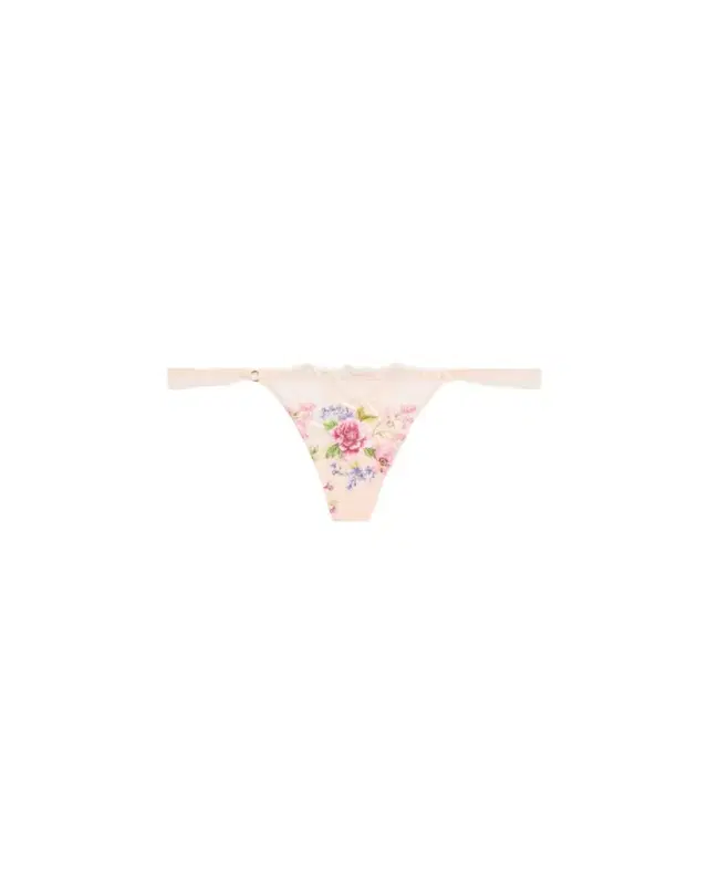 Lise Charmel Libertine en Fleurs Embroidered Tulle G-String