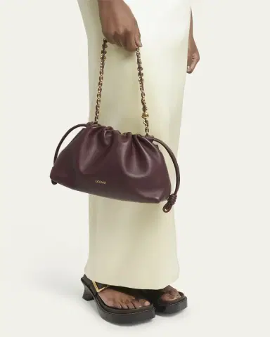 Loewe Flamenco Small Shoulder Bag in Napa Leather | Thumbnail 10