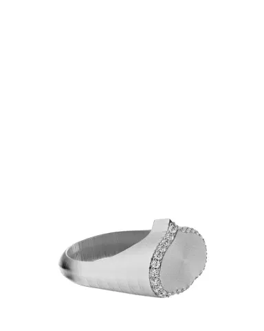 KAMAL Eye Adore Diamond Signet Ring | Thumbnail 1