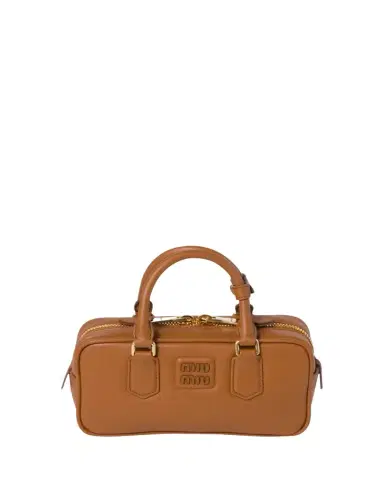 Miu Miu Zip Calf Leather Top-Handle Bag | Thumbnail 1 Miu Miu Zip Calf Leather Top-Handle Bag | Thumbnail 1
