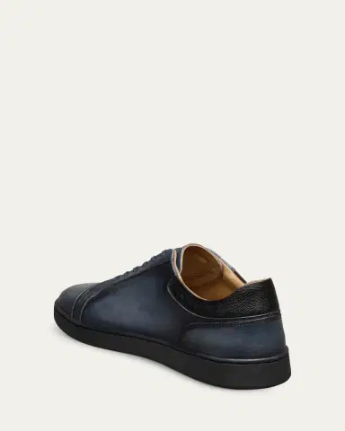 Allen Edmonds Reserve Men's Chambers Leather Cap-Toe Low-Top Sneakers | Thumbnail 2