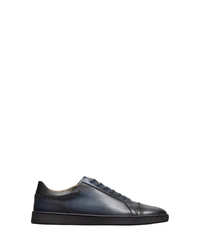 Men's Chambers Leather Cap-Toe Low-Top Sneakers