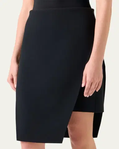 Akris Trapezoid Apron Mini Skirt | Thumbnail 5