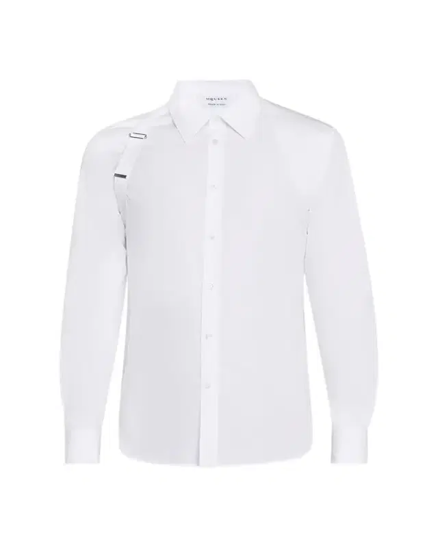 Men's Logo-Tape Harness Dress Shirt