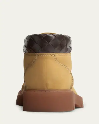 Bottega Veneta Men's Haddock Nubuck Leather Ankle Boots | Thumbnail 3