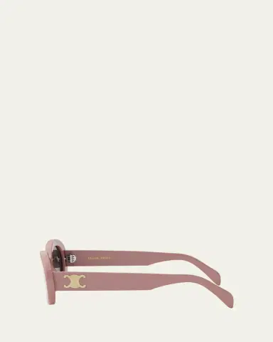 CELINE Triomphe Acetate Oval Sunglasses | Thumbnail 11 CELINE Triomphe Acetate Oval Sunglasses | Thumbnail 11