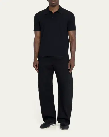 Common Projects Men's Leather and Suede Runner Sneakers | Thumbnail 3