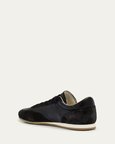 Common Projects Men's Leather and Suede Runner Sneakers | Thumbnail 4
