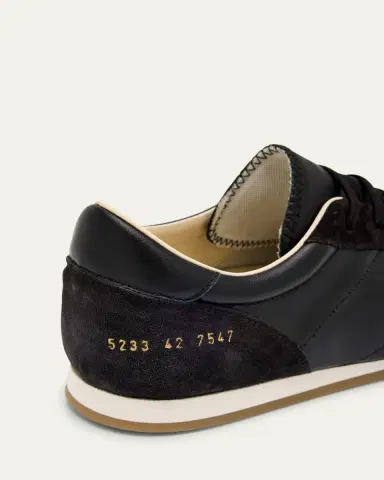 Common Projects Men's Leather and Suede Runner Sneakers | Thumbnail 5