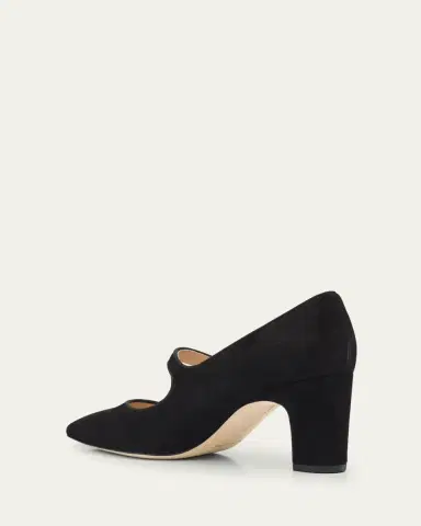 Manolo Blahnik Campariba Kid Suede Pumps | Thumbnail 2