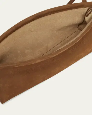 Alaïa Le Click Medium Shoulder Bag in Suede | Thumbnail 4 Alaïa Le Click Medium Shoulder Bag in Suede | Thumbnail 4