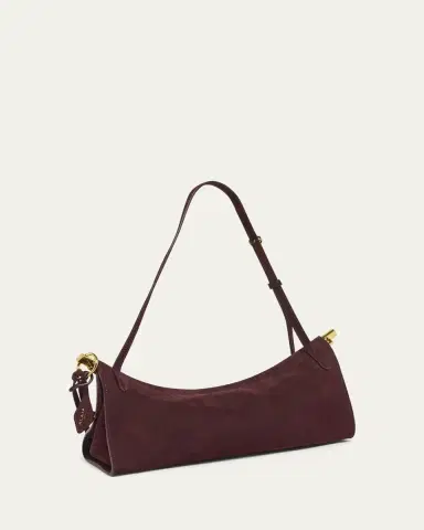 Alaïa Le Click Medium Shoulder Bag in Suede | Thumbnail 7 Alaïa Le Click Medium Shoulder Bag in Suede | Thumbnail 7