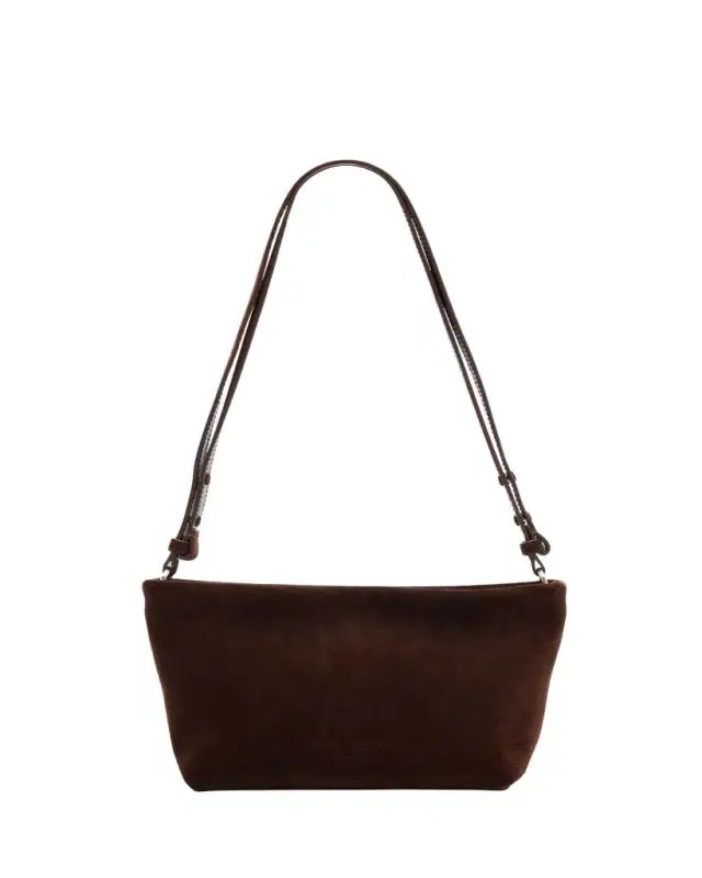 Proenza Schouler Bond Zip Suede Shoulder Bag