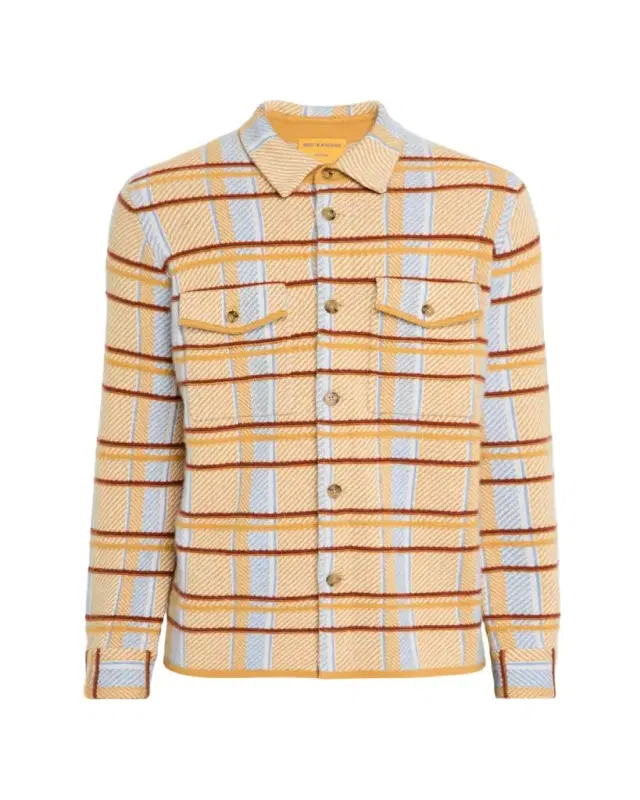Men's Windowpane Cashmere Work Shirt