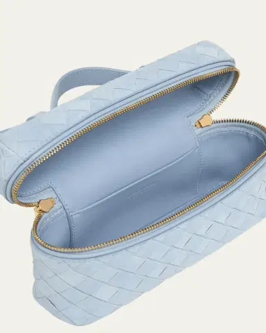 Bottega Veneta Bang Bang Vanity Intrecciato Suede Crossbody Bag | Thumbnail 4 Bottega Veneta Bang Bang Vanity Intrecciato Suede Crossbody Bag | Thumbnail 4