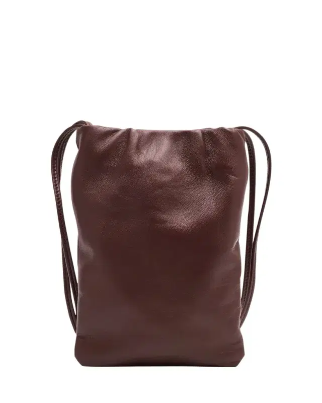 Bourse Phone Case in Silk Leather
