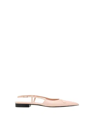 Marni Trunkaroo Leather Pointed-Toe Slingback Flats | Thumbnail 1 Marni Trunkaroo Leather Pointed-Toe Slingback Flats | Thumbnail 1