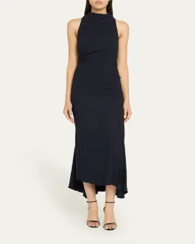 A.L.C. Inez Draped High-Neck Dress | Thumbnail 2