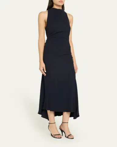 A.L.C. Inez Draped High-Neck Dress | Thumbnail 4
