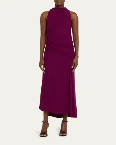 A.L.C. Inez Draped High-Neck Dress | Thumbnail 6