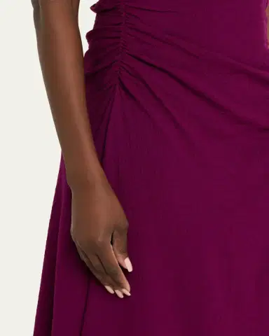 A.L.C. Inez Draped High-Neck Dress | Thumbnail 9