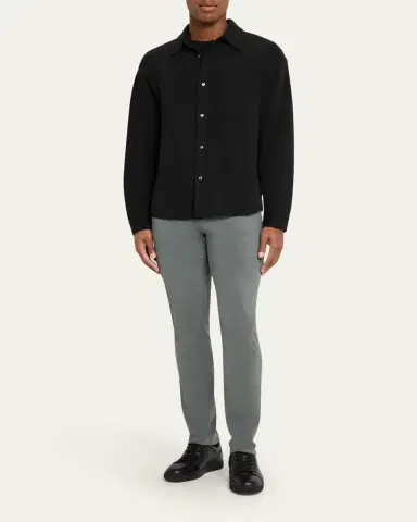 Frame Men's Cotton Waffle Texture Button-Down Shirt | Thumbnail 2