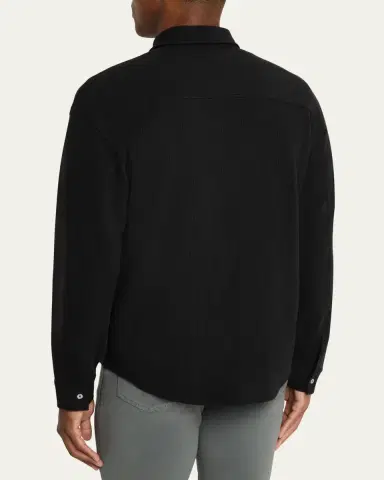 Frame Men's Cotton Waffle Texture Button-Down Shirt | Thumbnail 3