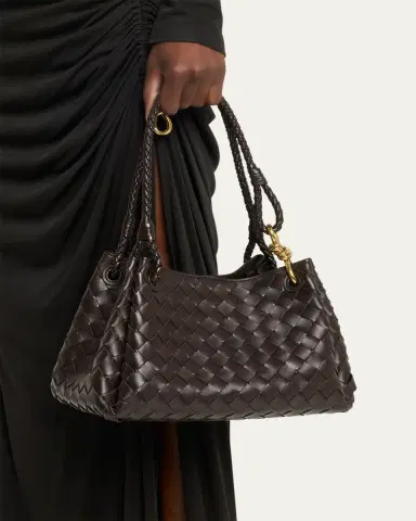 Bottega Veneta Parachute Medium Nappa Leather Shoulder Bag | Thumbnail 2