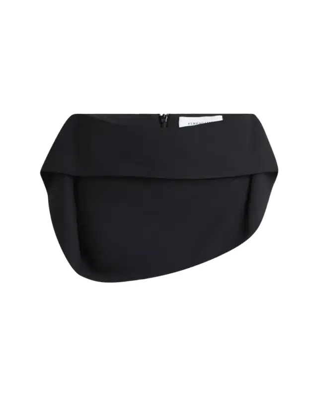 Ferragamo Wool Faille Micro Skirt