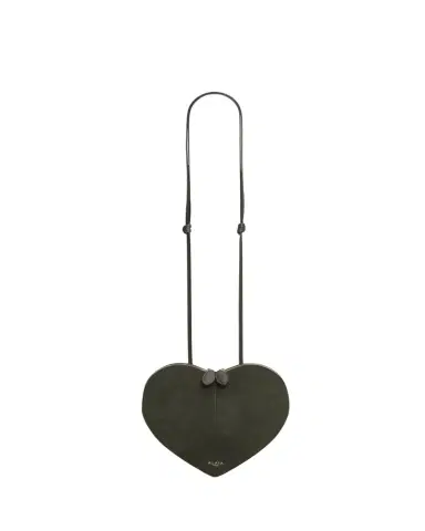 Alaïa Le Coeur Crossbody Bag in Suede | Thumbnail 1
