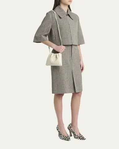 Bottega Veneta Small Leather Pouch Crossbody Bag | Thumbnail 3 Bottega Veneta Small Leather Pouch Crossbody Bag | Thumbnail 3