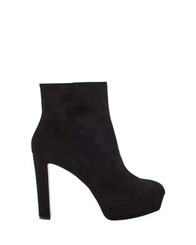 Christian Louboutin 55mm Loo Suede Ankle Booties