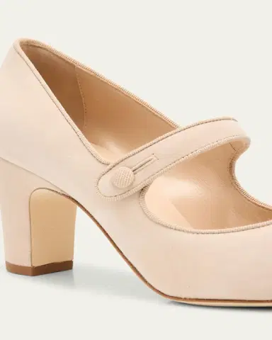 Manolo Blahnik Campariba Kid Suede Pumps | Thumbnail 4
