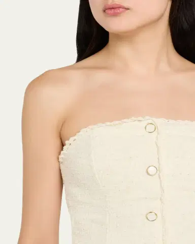 Simkhai Natalie Strapless One-Piece Swimsuit | Thumbnail 4 Simkhai Natalie Strapless One-Piece Swimsuit | Thumbnail 4