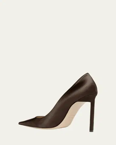 Tom Ford 85mm Betty Satin Pointed-Toe Pumps | Thumbnail 4 Tom Ford 85mm Betty Satin Pointed-Toe Pumps | Thumbnail 4