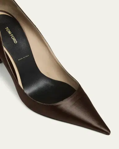 Tom Ford 85mm Betty Satin Pointed-Toe Pumps | Thumbnail 5 Tom Ford 85mm Betty Satin Pointed-Toe Pumps | Thumbnail 5
