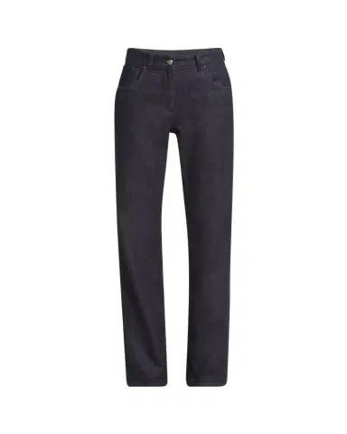 Giorgio Armani Cotton-Cashmere Denim Straight-Leg Trousers | Thumbnail 1