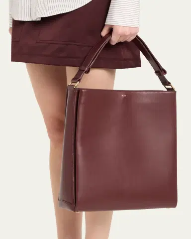 Plan C Folded Tote Bag in Vitello Leather | Thumbnail 2 Plan C Folded Tote Bag in Vitello Leather | Thumbnail 2