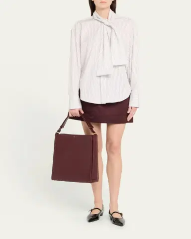 Plan C Folded Tote Bag in Vitello Leather | Thumbnail 5 Plan C Folded Tote Bag in Vitello Leather | Thumbnail 5