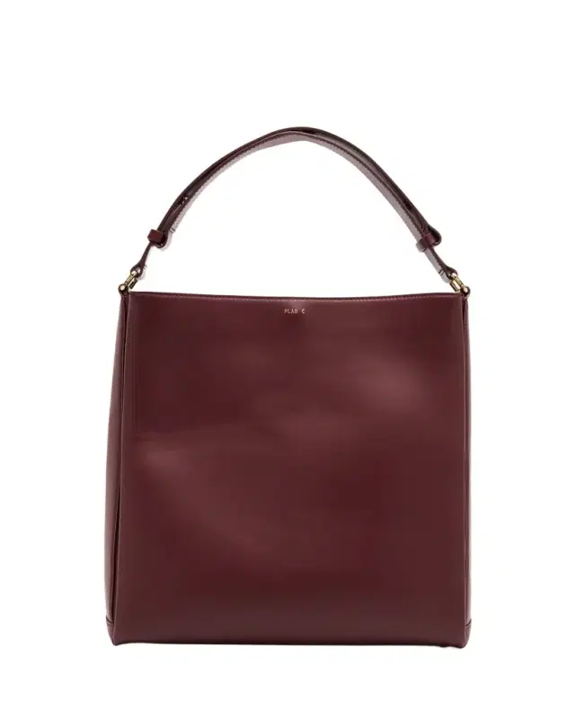Plan C Folded Tote Bag in Vitello Leather