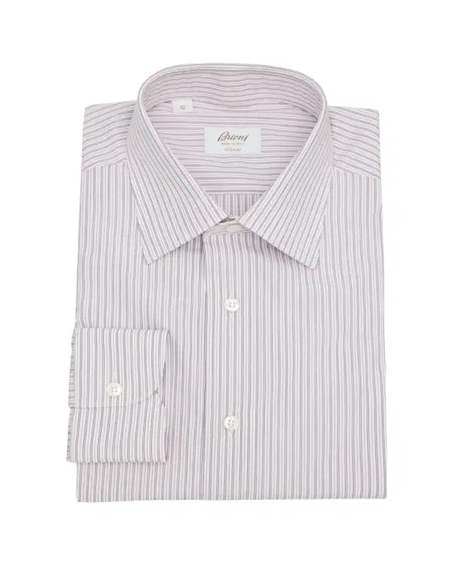 Men's Giza 87 Cotton Multi-Stripe Dress Shirt