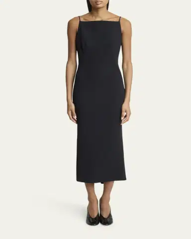 Givenchy Square-Neck Sleeveless Midi Dress | Thumbnail 2 Givenchy Square-Neck Sleeveless Midi Dress | Thumbnail 2