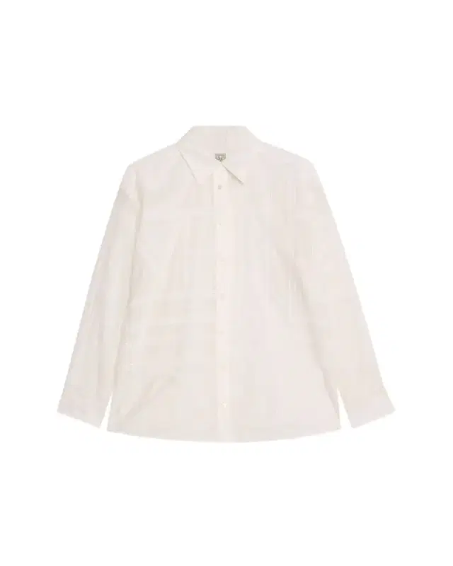 Monogram Crochet Embroidered Classic Shirt
