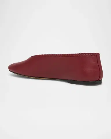 Bottega Veneta Lagoon Nappa Leather Ballerina Flats | Thumbnail 3 Bottega Veneta Lagoon Nappa Leather Ballerina Flats | Thumbnail 3