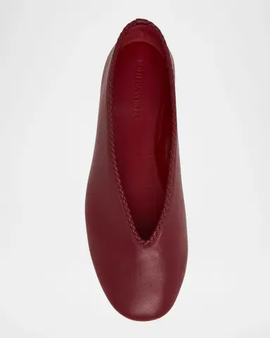 Bottega Veneta Lagoon Nappa Leather Ballerina Flats | Thumbnail 5 Bottega Veneta Lagoon Nappa Leather Ballerina Flats | Thumbnail 5